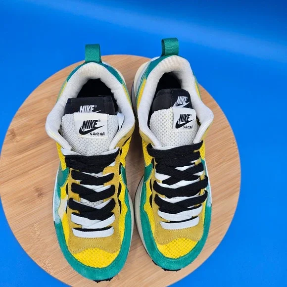 RARE Nike LDWaffle x Sacai Pine Green Del Sol CI9928-300‎ Women's US 8 Pre-Owned - Picture 3 of 8